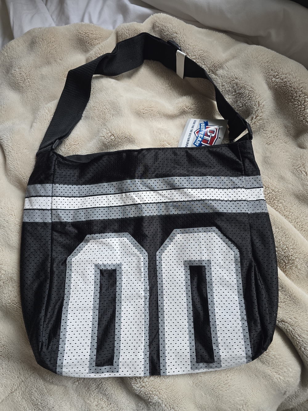Mesh Sports Jersy Messenger Bag